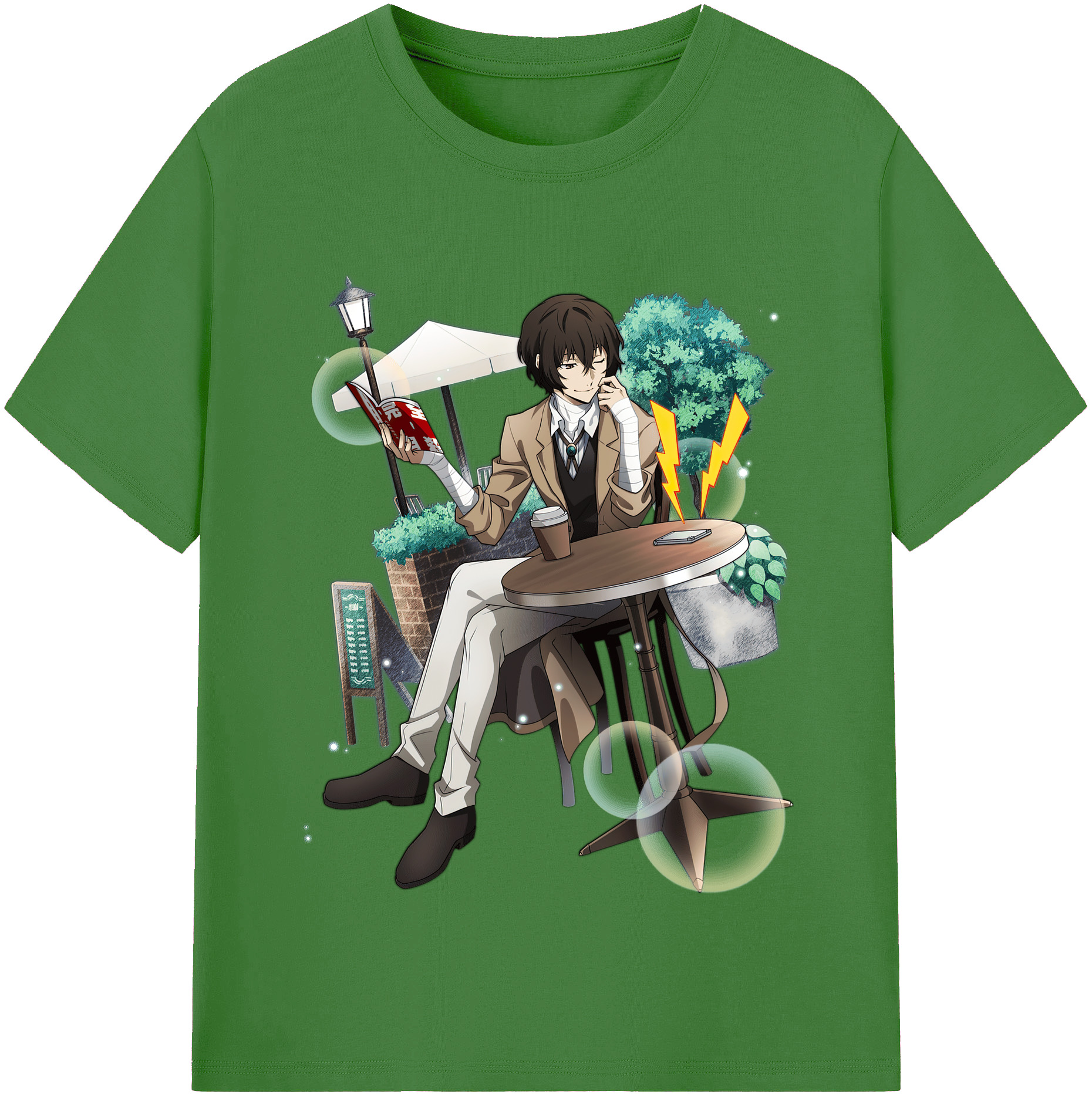 （画像用） 文豪ストレイドッグス Bungo Stray Dogs レディースカジュアルプリントTシャツ（綿100％）